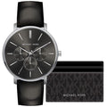 Michael Kors Mk8833 Men’s Watch 42mm Black Gift Set by Abu Shakra