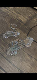 Rearview Mirror Charm قلادة اكريليك